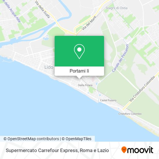 Mappa Supermercato Carrefour Express