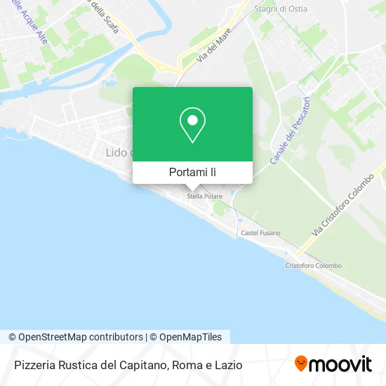 Mappa Pizzeria Rustica del Capitano