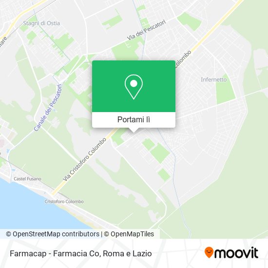 Mappa Farmacap - Farmacia Co