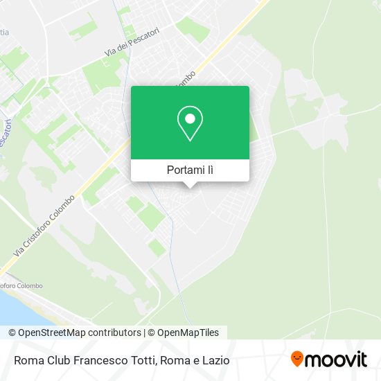 Mappa Roma Club Francesco Totti