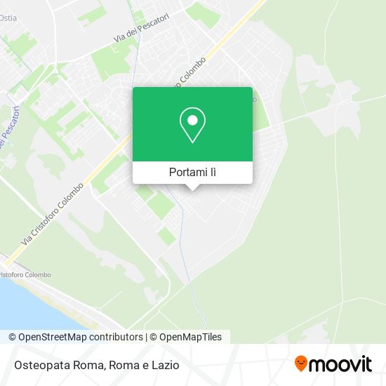 Mappa Osteopata Roma