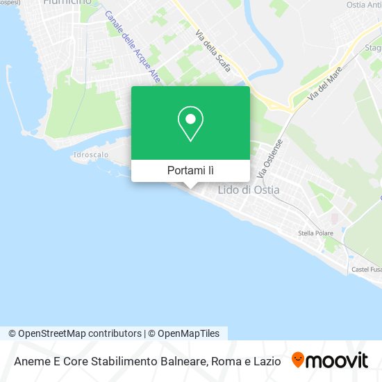 Mappa Aneme E Core Stabilimento Balneare