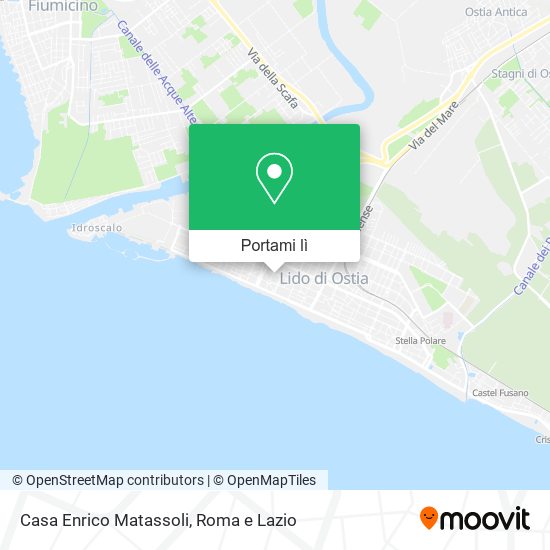 Mappa Casa Enrico Matassoli