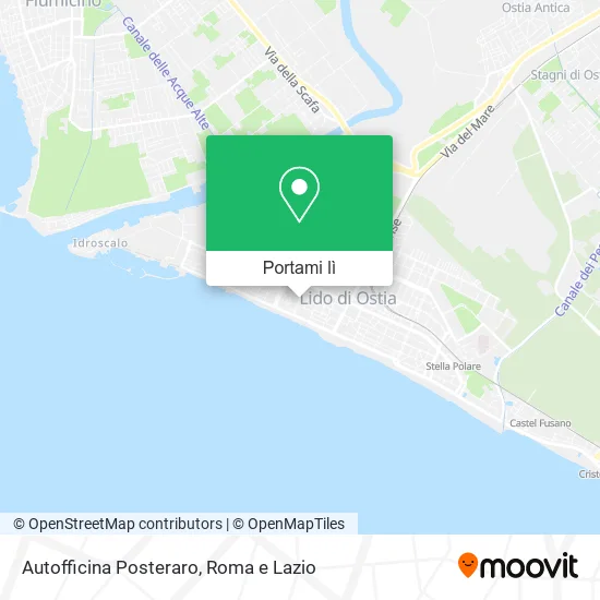 Mappa Autofficina Posteraro