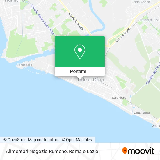 Mappa Alimentari Negozio Rumeno
