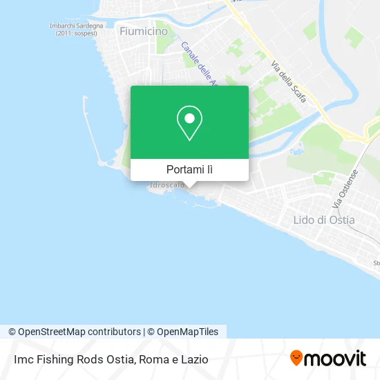 Mappa Imc Fishing Rods Ostia