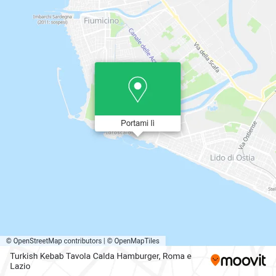 Mappa Turkish Kebab Tavola Calda Hamburger