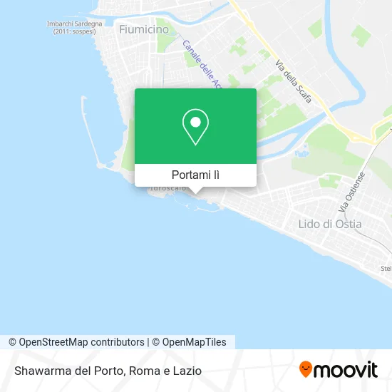 Mappa Shawarma del Porto