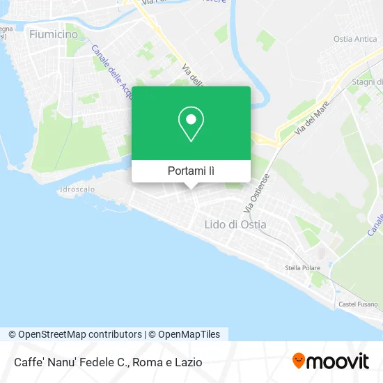 Mappa Caffe' Nanu' Fedele C.