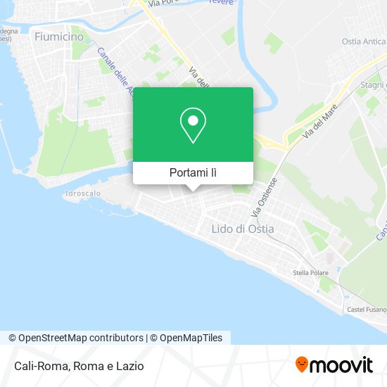 Mappa Cali-Roma