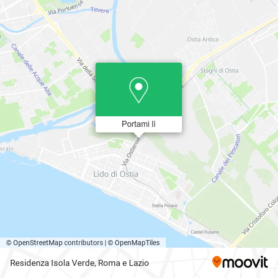 Mappa Residenza Isola Verde