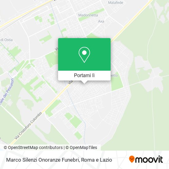 Mappa Marco Silenzi Onoranze Funebri