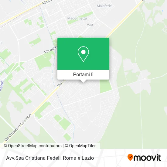 Mappa Avv.Ssa Cristiana Fedeli