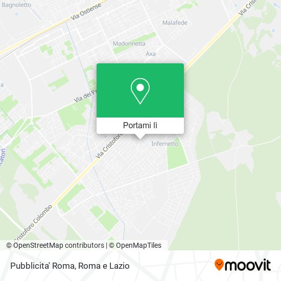 Mappa Pubblicita' Roma