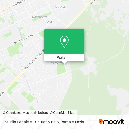Mappa Studio Legale e Tributario Baio