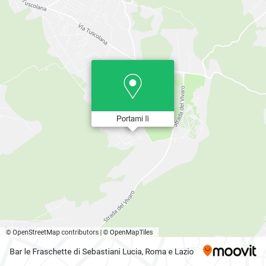 Mappa Bar le Fraschette di Sebastiani Lucia