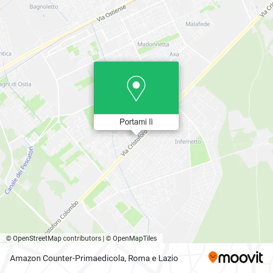Mappa Amazon Counter-Primaedicola