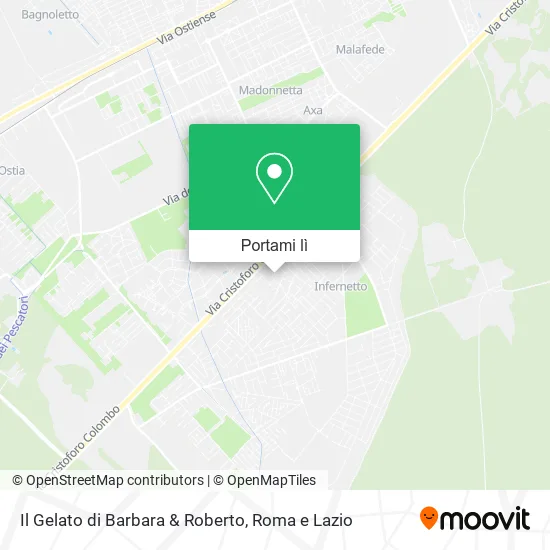 Mappa Il Gelato di Barbara & Roberto