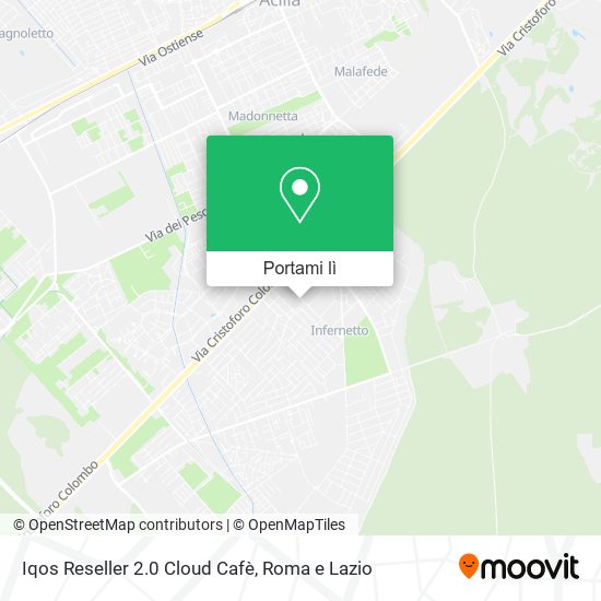 Mappa Iqos Reseller 2.0 Cloud Cafè