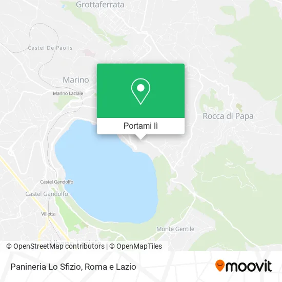 Mappa Panineria Lo Sfizio