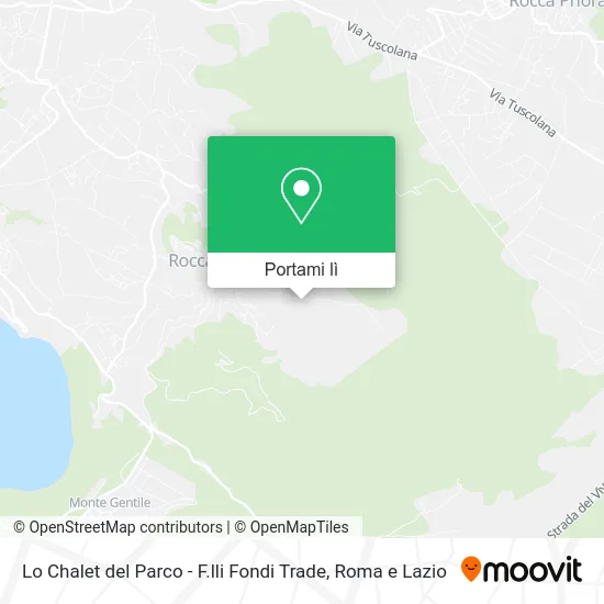 Mappa Lo Chalet del Parco - F.lli Fondi Trade
