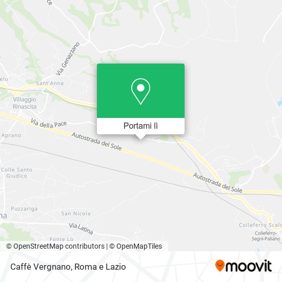 Mappa Caffè Vergnano