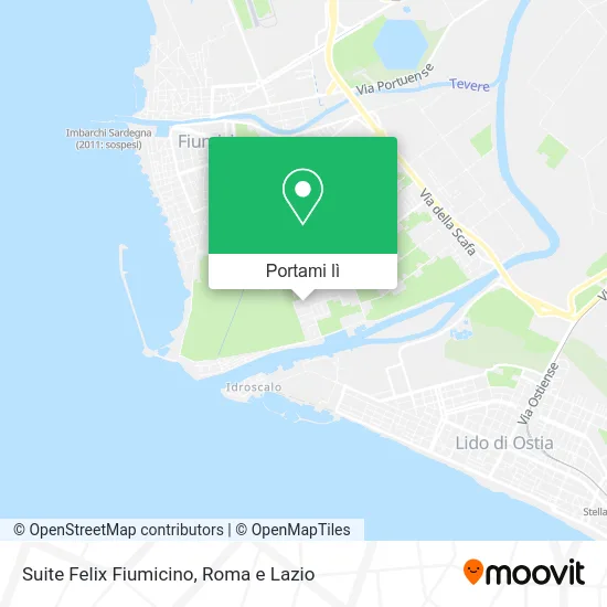 Mappa Suite Felix Fiumicino