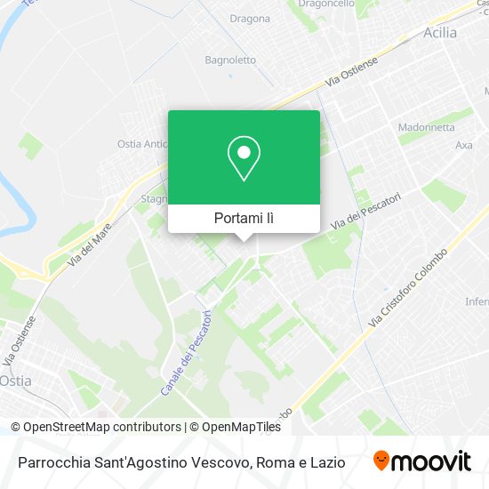 Mappa Parrocchia Sant'Agostino Vescovo