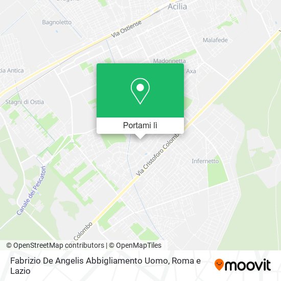 Mappa Fabrizio De Angelis Abbigliamento Uomo