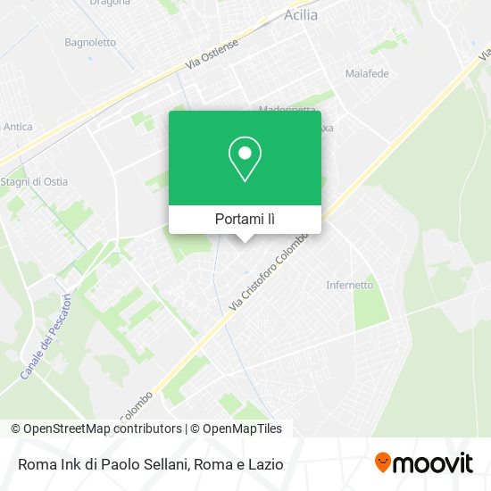 Mappa Roma Ink di Paolo Sellani