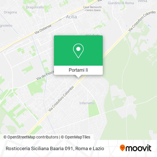 Mappa Rosticceria Siciliana Baarìa 091