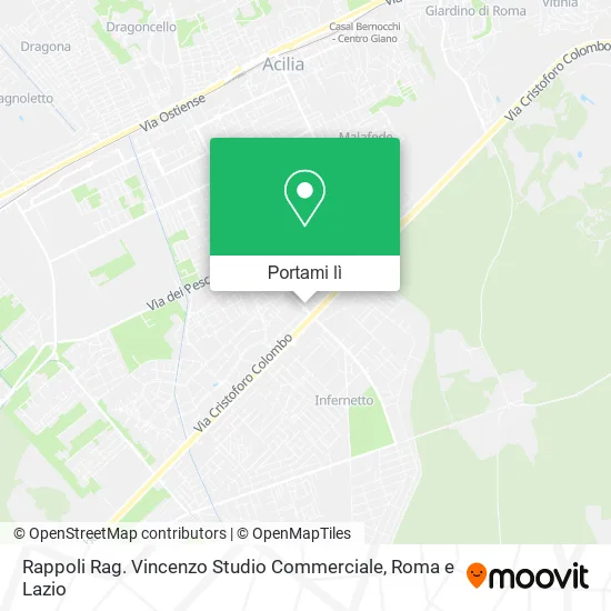 Mappa Rappoli Rag. Vincenzo Studio Commerciale