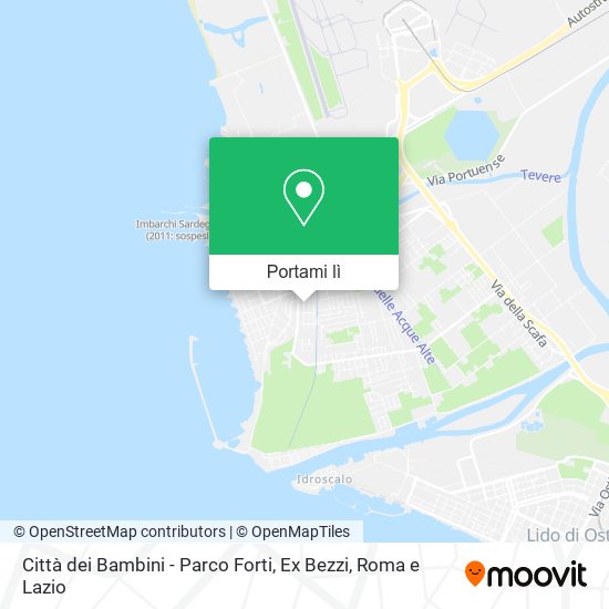 Mappa Città dei Bambini - Parco Forti, Ex Bezzi