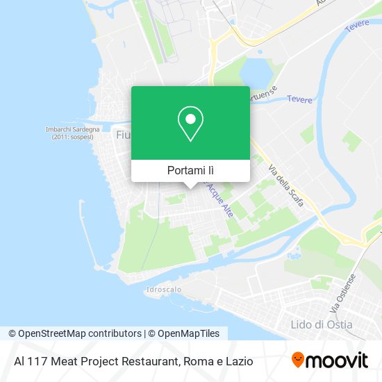 Mappa Al 117 Meat Project Restaurant