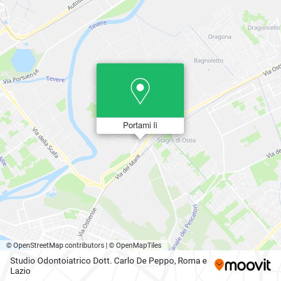 Mappa Studio Odontoiatrico Dott. Carlo De Peppo