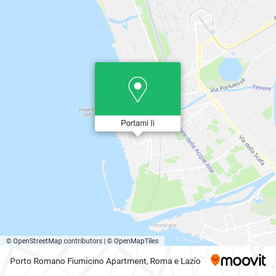 Mappa Porto Romano Fiumicino Apartment