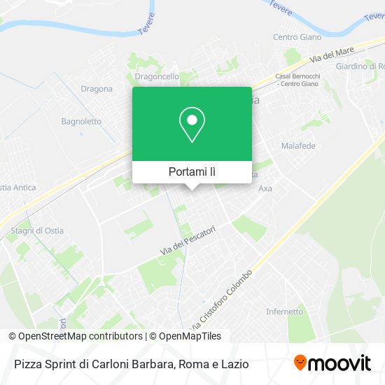 Mappa Pizza Sprint di Carloni Barbara
