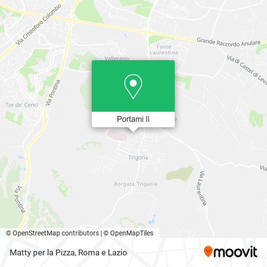 Mappa Matty per la Pizza