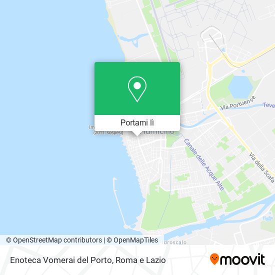 Mappa Enoteca Vomerai del Porto