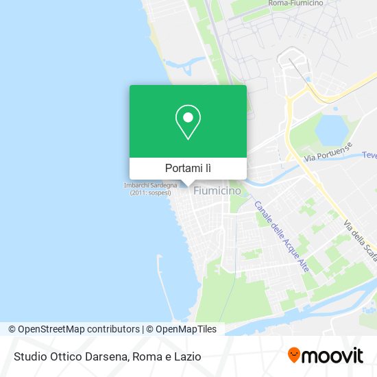 Mappa Studio Ottico Darsena