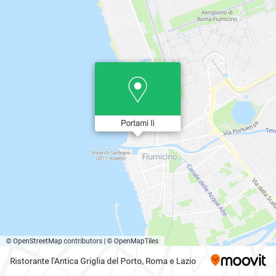 Mappa Ristorante l'Antica Griglia del Porto