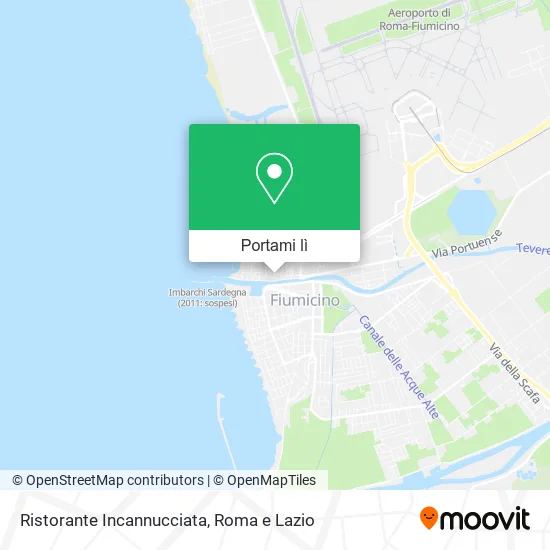 Mappa Ristorante Incannucciata