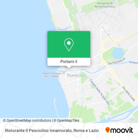 Mappa Ristorante Il Pesciolino Innamorato