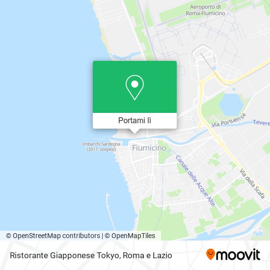 Mappa Ristorante Giapponese Tokyo