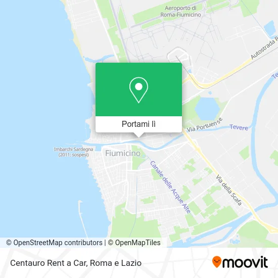 Mappa Centauro Rent a Car