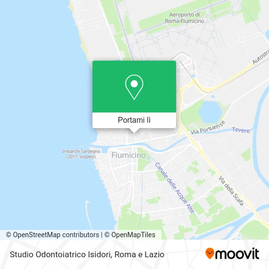 Mappa Studio Odontoiatrico Isidori