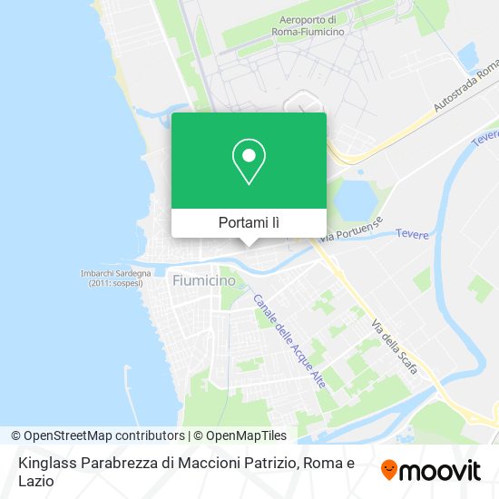 Mappa Kinglass Parabrezza di Maccioni Patrizio