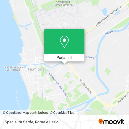 Mappa Specialità Sarde