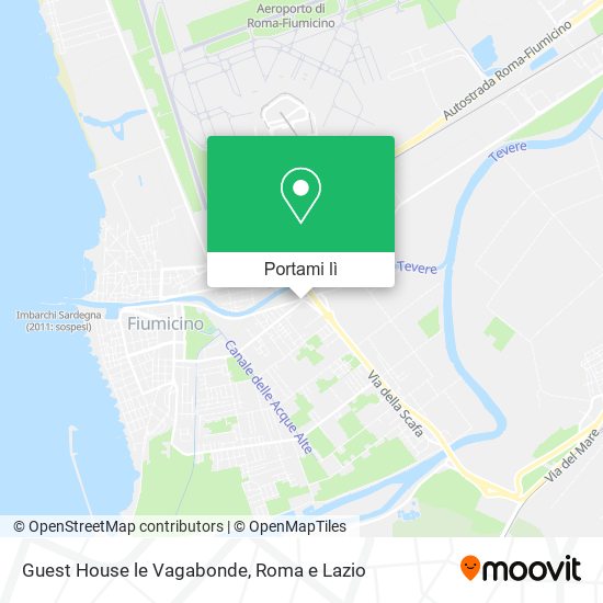 Mappa Guest House le Vagabonde