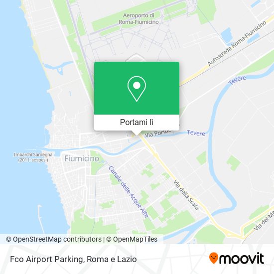 Mappa Fco Airport Parking